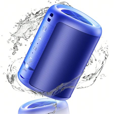 Wireless Speaker With HD Sound, Waterproof IPX4 Portable Wireless, Up To 16H Playtime, TWS Pairing, BT5.3, For Home/Party/Outdoor/Beach, Electronic Gadgets, Birthday Gift Blue