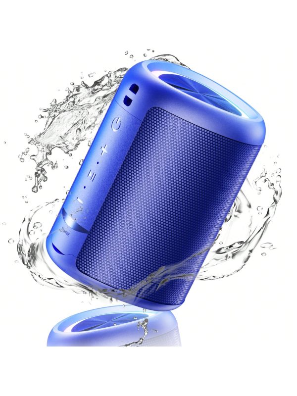 Wireless Speaker With HD Sound, Waterproof IPX4 Portable Wireless, Up To 16H Playtime, TWS Pairing, BT5.3, For Home/Party/Outdoor/Beach, Electronic Gadgets, Birthday Gift Blue