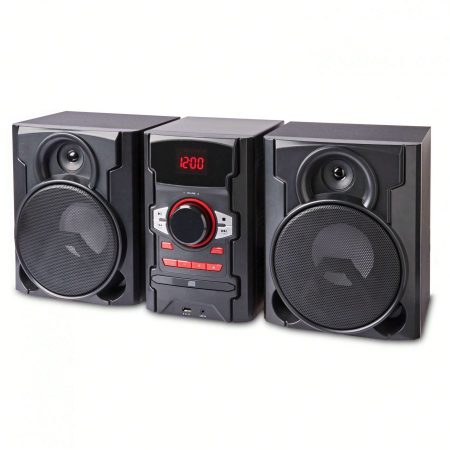 Onn. 100W CD Stereo With USB & Bluetooth Connectivity Black